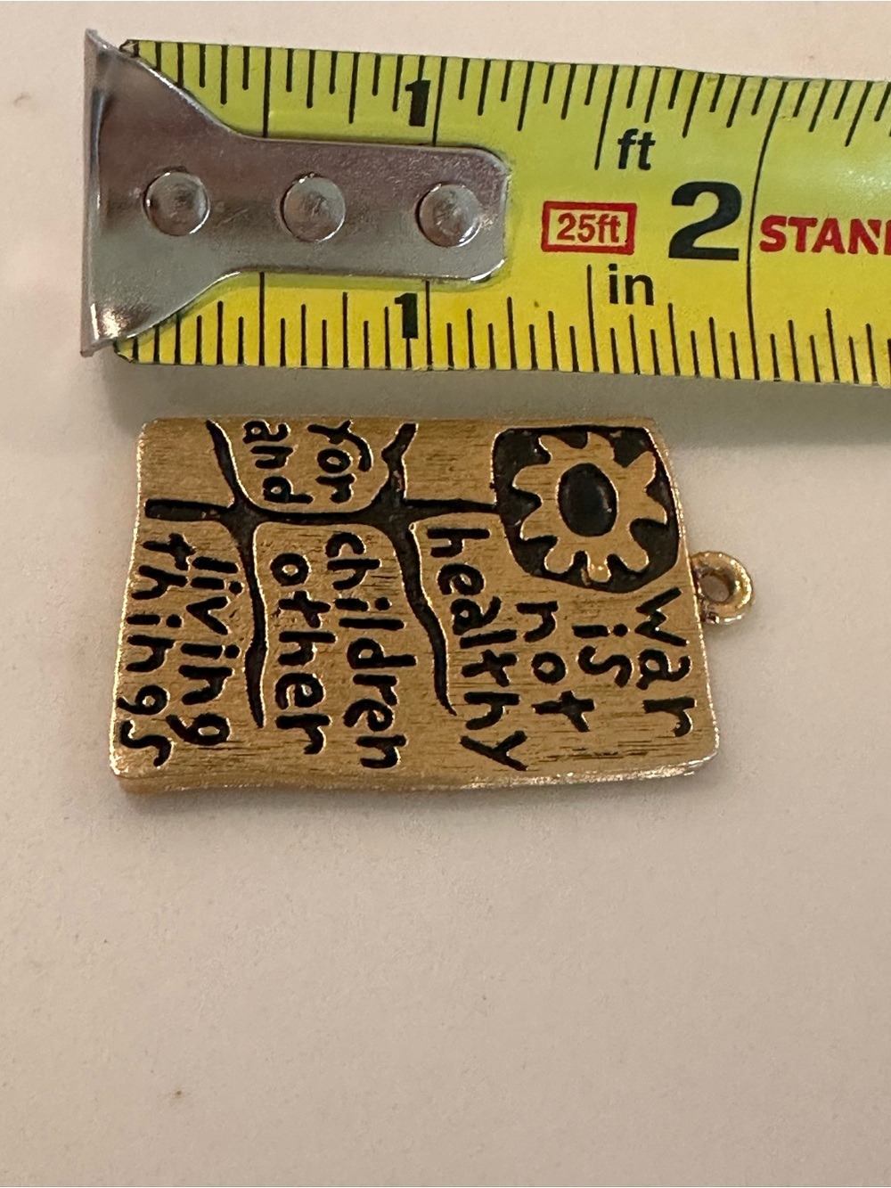 Another Mother For Peace Pendant - Picture 3 of 4